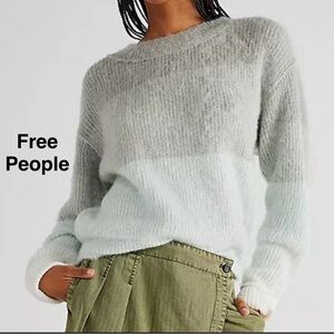 Free People Women's Light Gray Sweater
